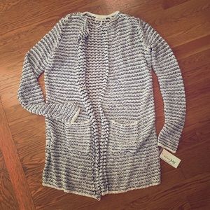 Maison Jules cardigan black and white XS